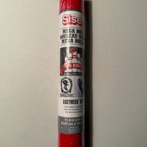 Siser Mega Roll EasyWeed HTV, 11.8 in. x 60 in., Bright Red